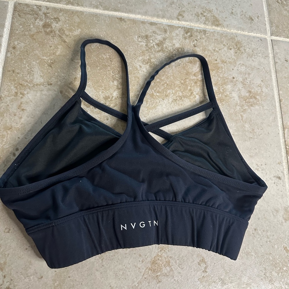 NVGTN Black Oasis Sports Bra